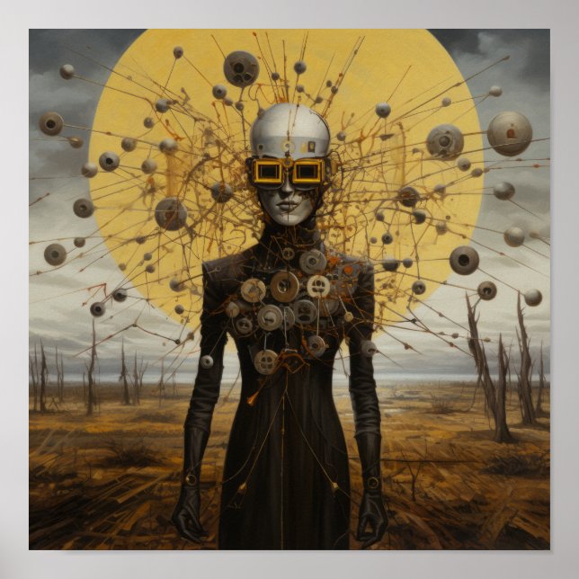 Poster de Arte V10 Vibrante e Misteriosa - Ignite  (Frente)