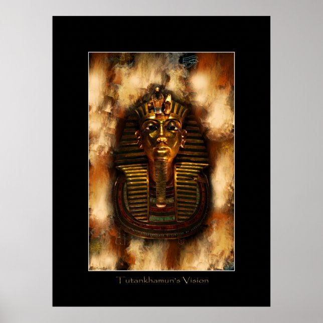 POSTER De Arte VISÃO DE TUTANKHAMUN (Frente)