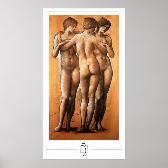 Pôster de Arte Zedign de Edward Burne-Jones #251 (Frente)