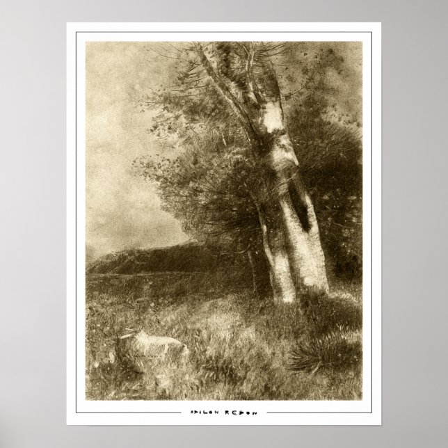 Pôster de arte Zedign de Odilon Redon #565 (Frente)