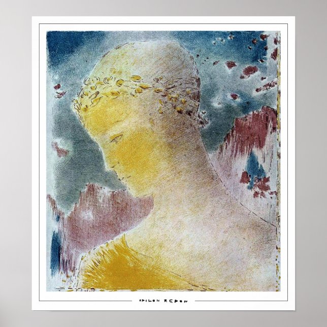 Pôster de arte Zedign de Odilon Redon #793 (Frente)