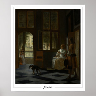 Pôster de Arte Zedign de Pieter de Hooch #1