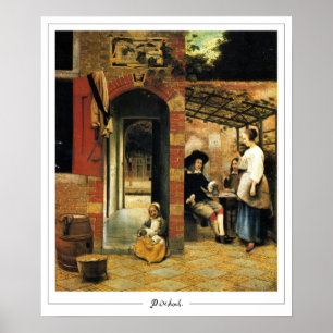 Pôster de Arte Zedign de Pieter de Hooch #105