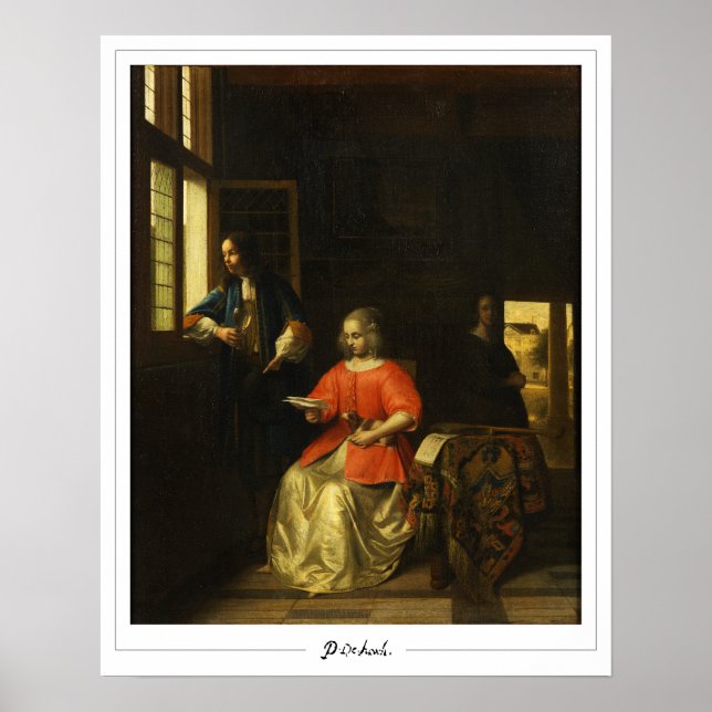 Pôster de Arte Zedign de Pieter de Hooch #117 (Frente)