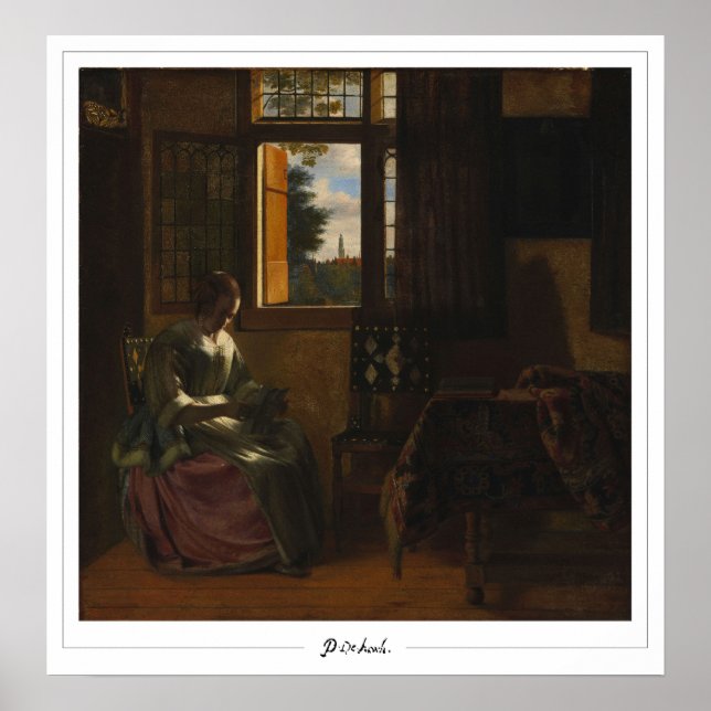 Pôster de Arte Zedign de Pieter de Hooch #150 (Frente)