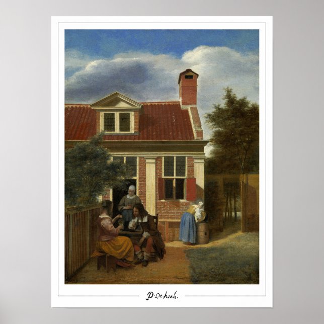 Pôster de Arte Zedign de Pieter de Hooch #59 (Frente)