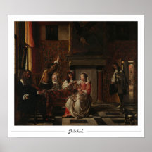 Pôster de Arte Zedign de Pieter de Hooch #76