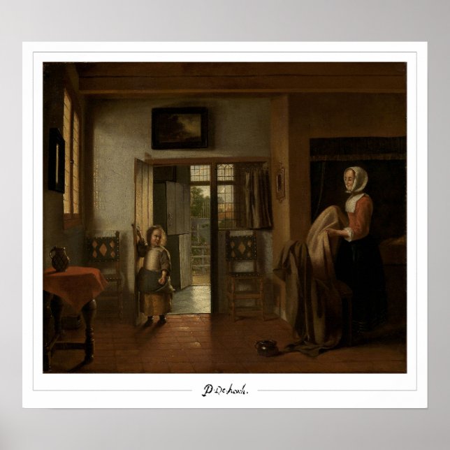 Pôster de Arte Zedign de Pieter de Hooch #90 (Frente)