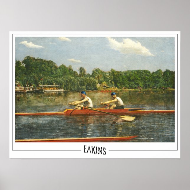 Pôster de Arte Zedign de Thomas Eakins #3 (Frente)