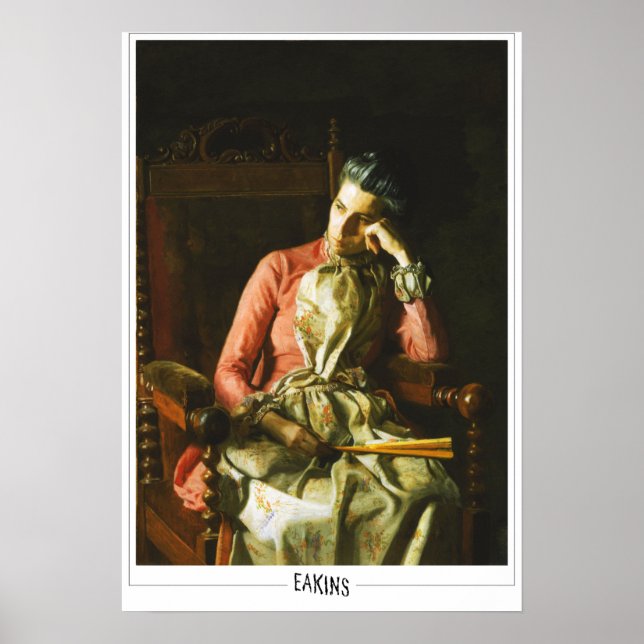 Pôster de Arte Zedign de Thomas Eakins #8 (Frente)