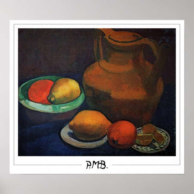 Pôster de Arte Zedign Paula Modersohn-Becker #30 (Frente)