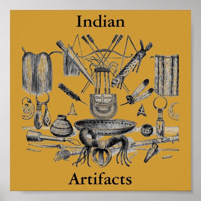 Poster de Artefatos Indianos (Frente)