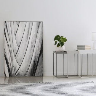 Poster de árvore de banana - Muro monocromático Ab