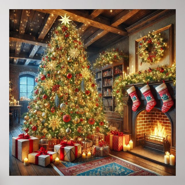 Poster de Árvore Natal (Frente)