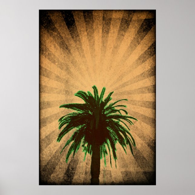 Poster de Árvore Palm (Frente)