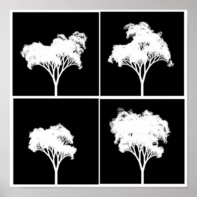 Poster de árvores recursivas (Frente)