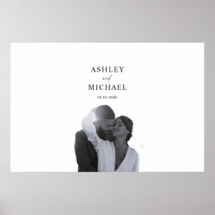 Poster de Assinatura de Convidado Foto de Casament