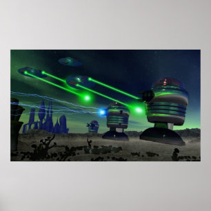 Poster de Ataque Robô