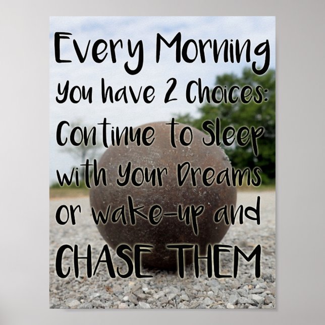 Poster de Atiramento Inspiracional (Frente)