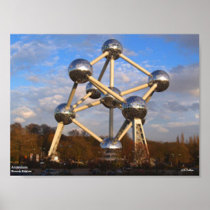 Poster de Atomium, 10" x 7,5"