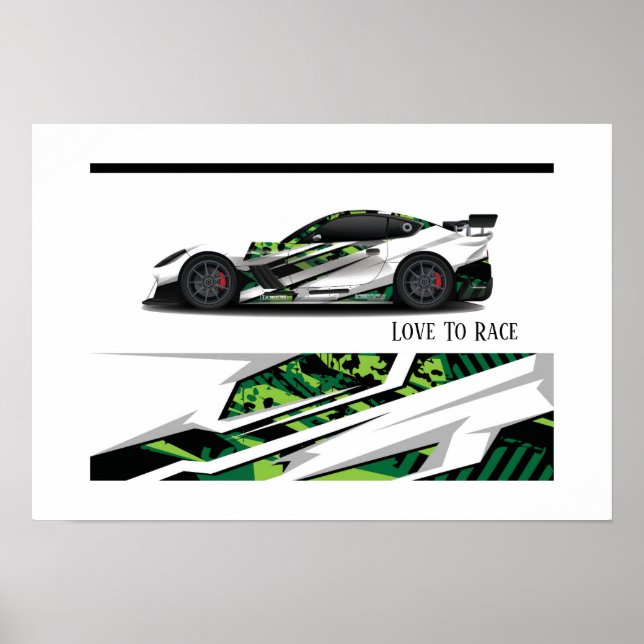 Poster de Auto Racing (Frente)