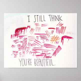 Poster de autoconsciência e aceitação