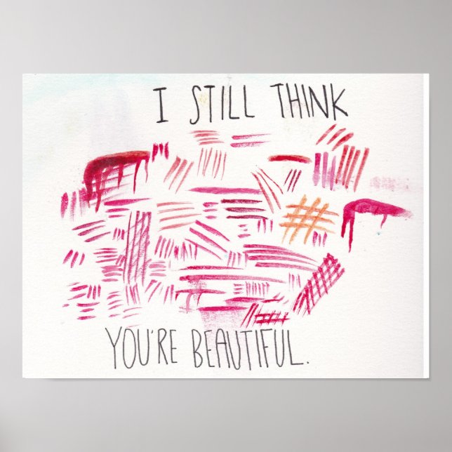 Poster de autoconsciência e aceitação (Frente)