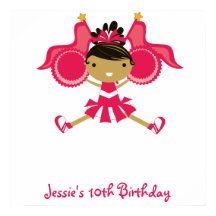 POSTER de autógrafo de aniversário do Cheerleader 