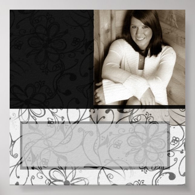 Poster de autografo personalizável de rolagem pret (Frente)