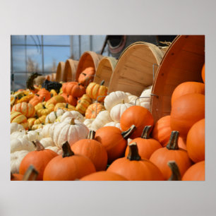 Poster de Autumn Pumpkins