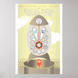 Poster de Aventura de Mídia Social