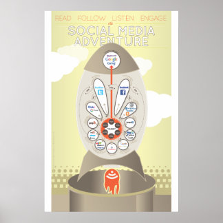 Poster de Aventura de Mídia Social