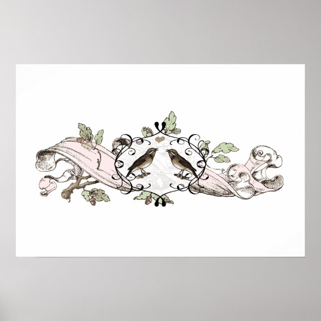 Poster de aves amadoras (Frente)