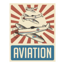 Poster de Aviação Retroativa