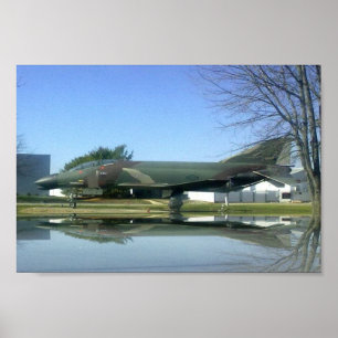 Poster de avião de combate (F4-Phantom)