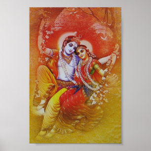 Poster de balanço de Radha Krishna