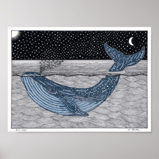 Poster de Baleia Azul