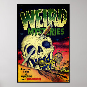 poster de banda desenhada de 1950