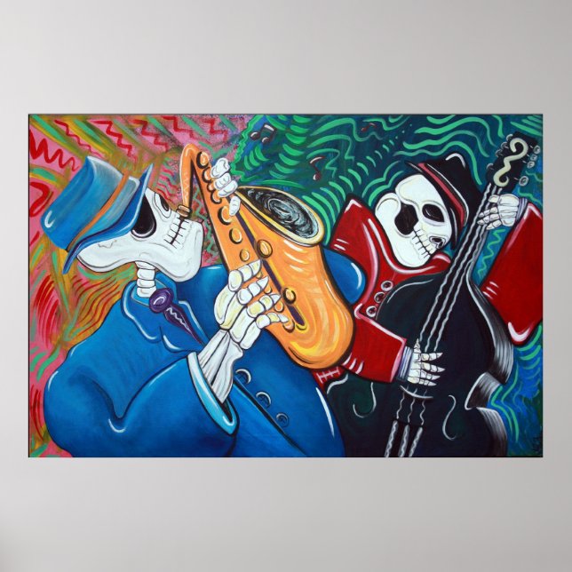 Poster de Banda Óssea Blues defeituoso (Frente)