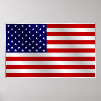 Poster de Bandeira Americana