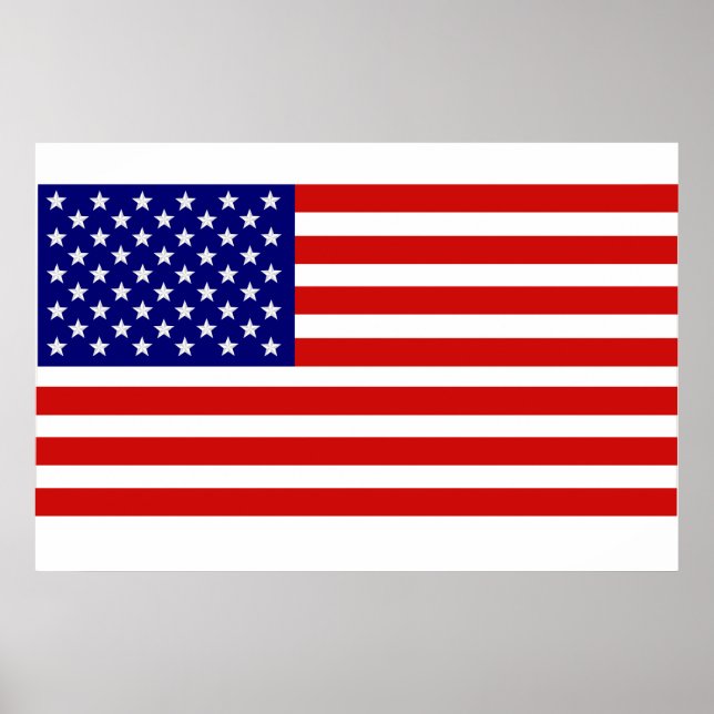 Poster de Bandeira Americana (Frente)