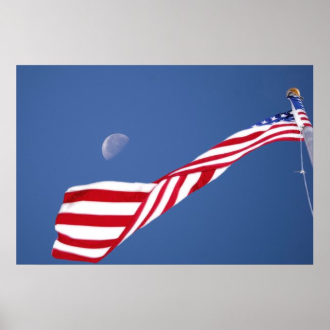Poster de Bandeira Americana (Frente)