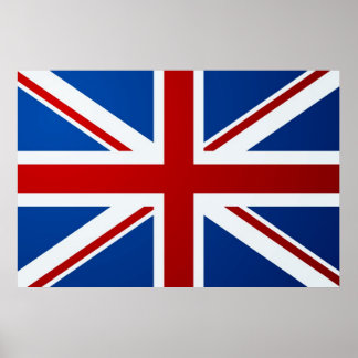 Poster de bandeira britânica