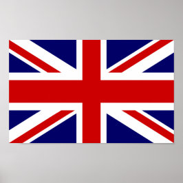 Poster de bandeira britânica | design de entrada d