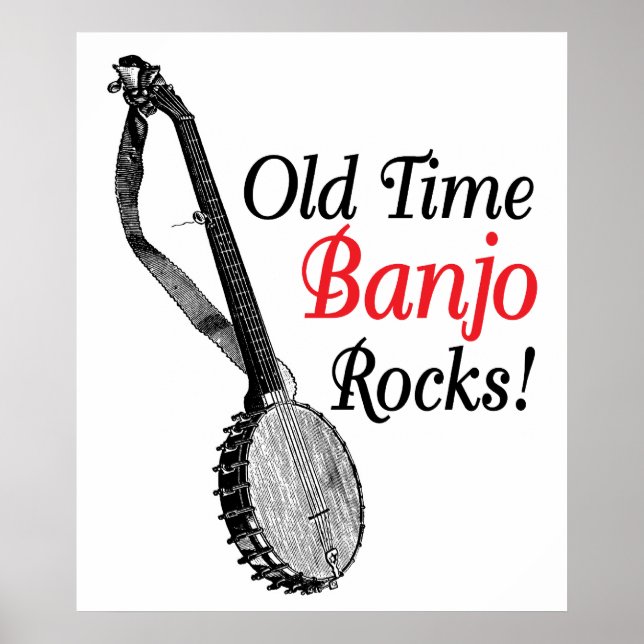 Poster de Banjo antigo (Frente)