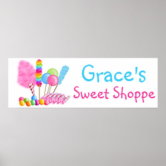 Poster de Banner de Shoppe Doce Circus (Frente)