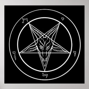 Poster de Baphomet - 2 pés de quadrado
