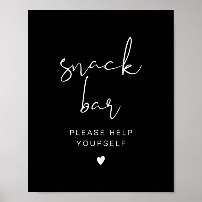 POSTER de Bar de Invólucro Moderno de JOVI Edgy Bl (Frente)