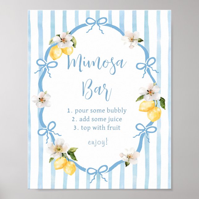 Poster de Bar Mimosa, Chá de panela de limão itali (Frente)