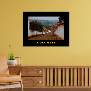 Poster de Barichara Colômbia